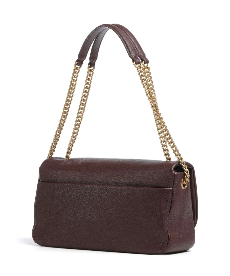 Pinko Click Soft Horizontal Chain Sac porté épaule castano intenso/antique gold