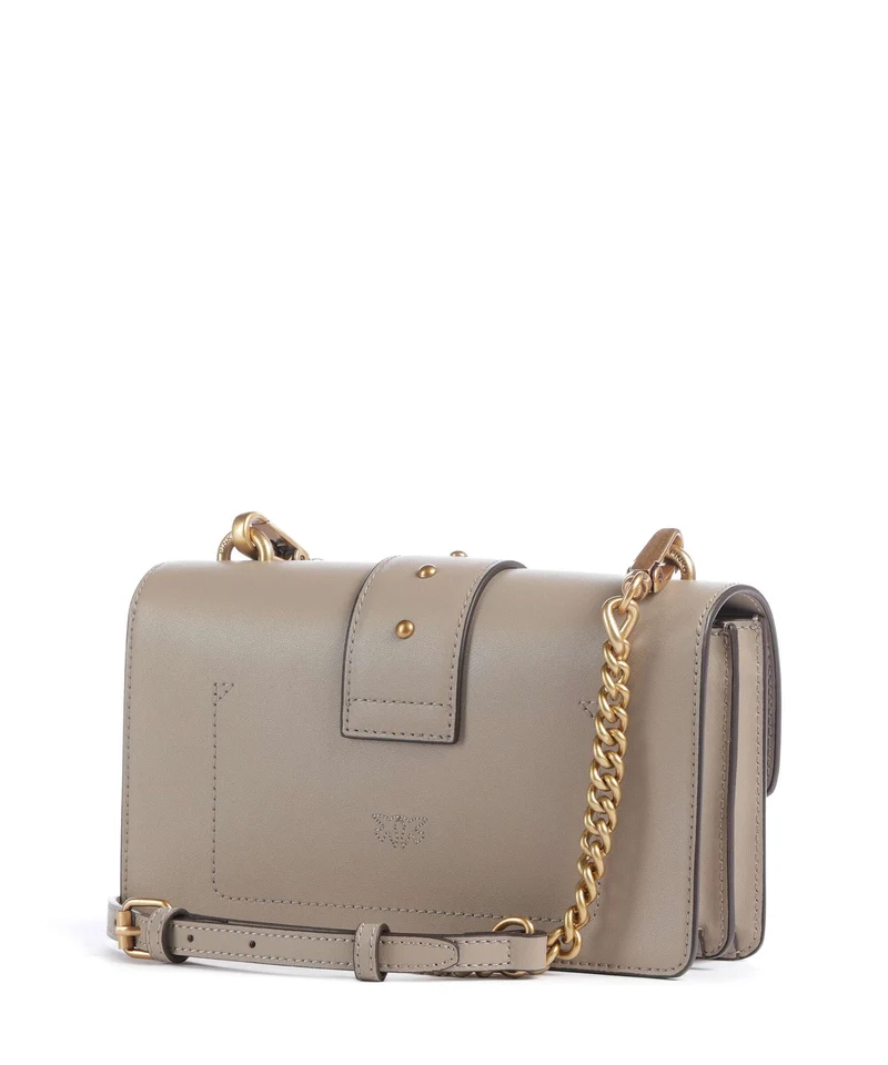 Pinko Love One Mini Sac bandoulière grigio talpa/antique gold