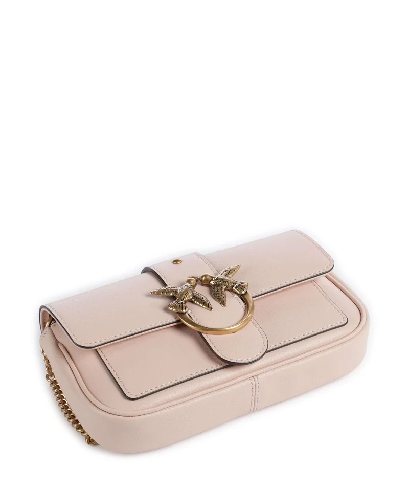 Pinko Love One Pocket Portefeuille rosa cammeo/antique gold