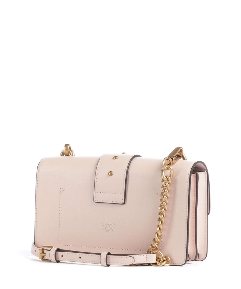 Pinko Love One Mini Sac bandoulière rosa cammeo/antique gold