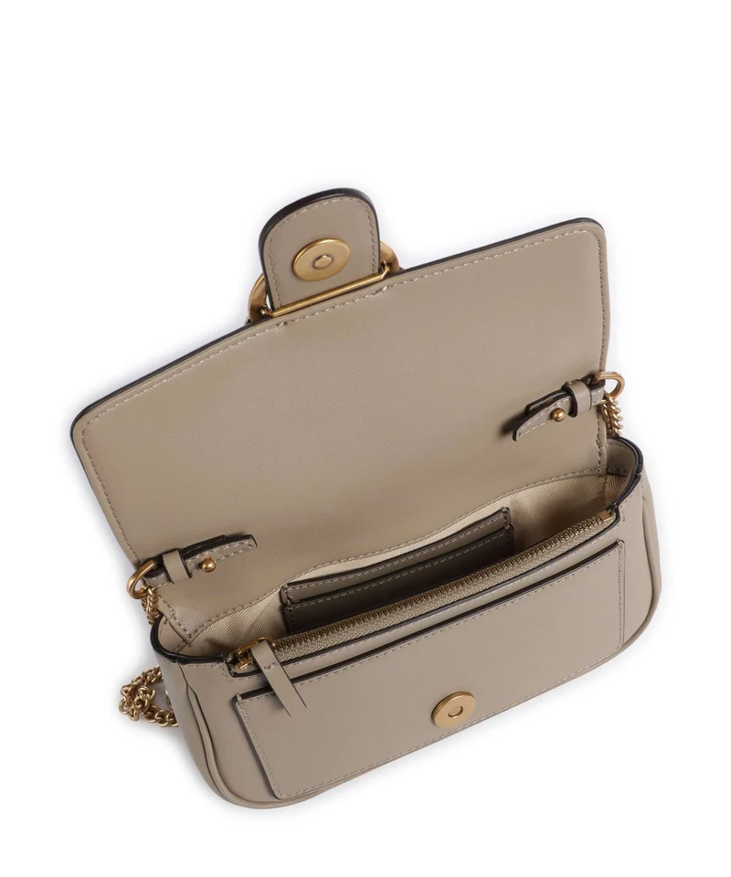 Pinko Love One Pocket Portefeuille grigio talpa/antique gold
