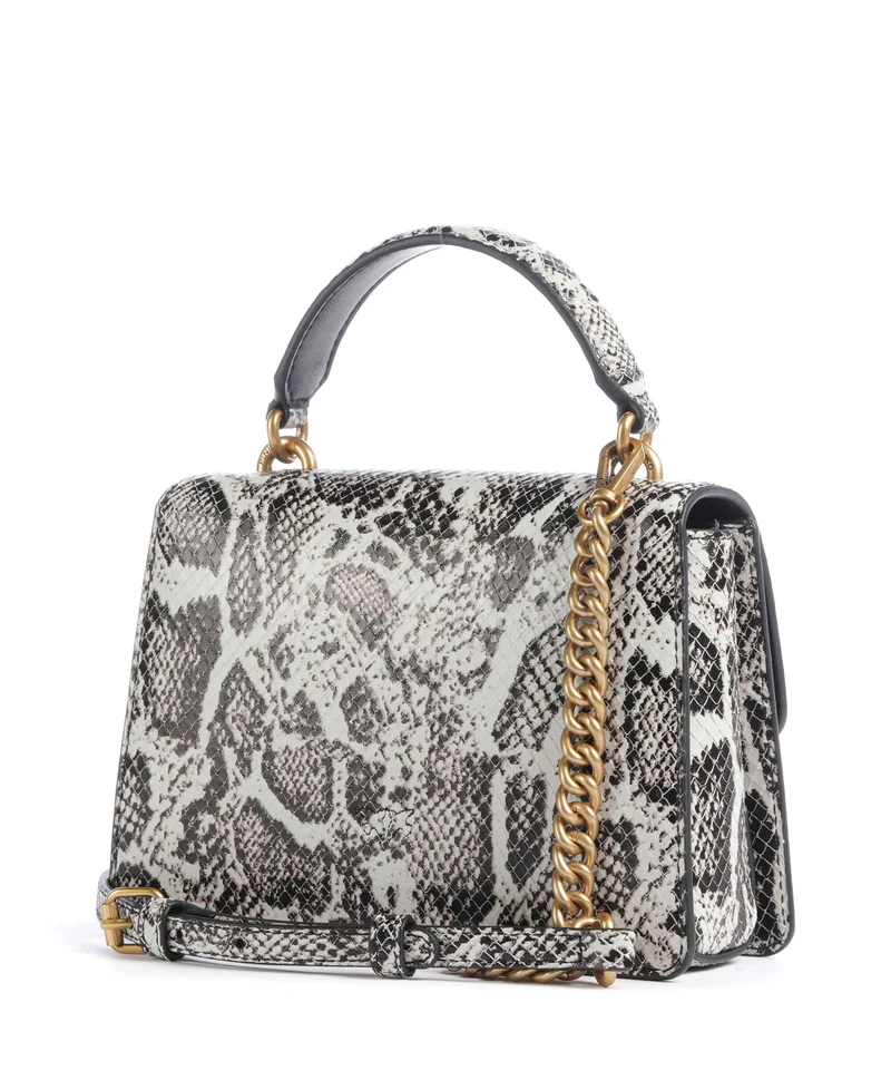 Pinko Love One Mini Sac bandoulière roccia/nero/antique gold