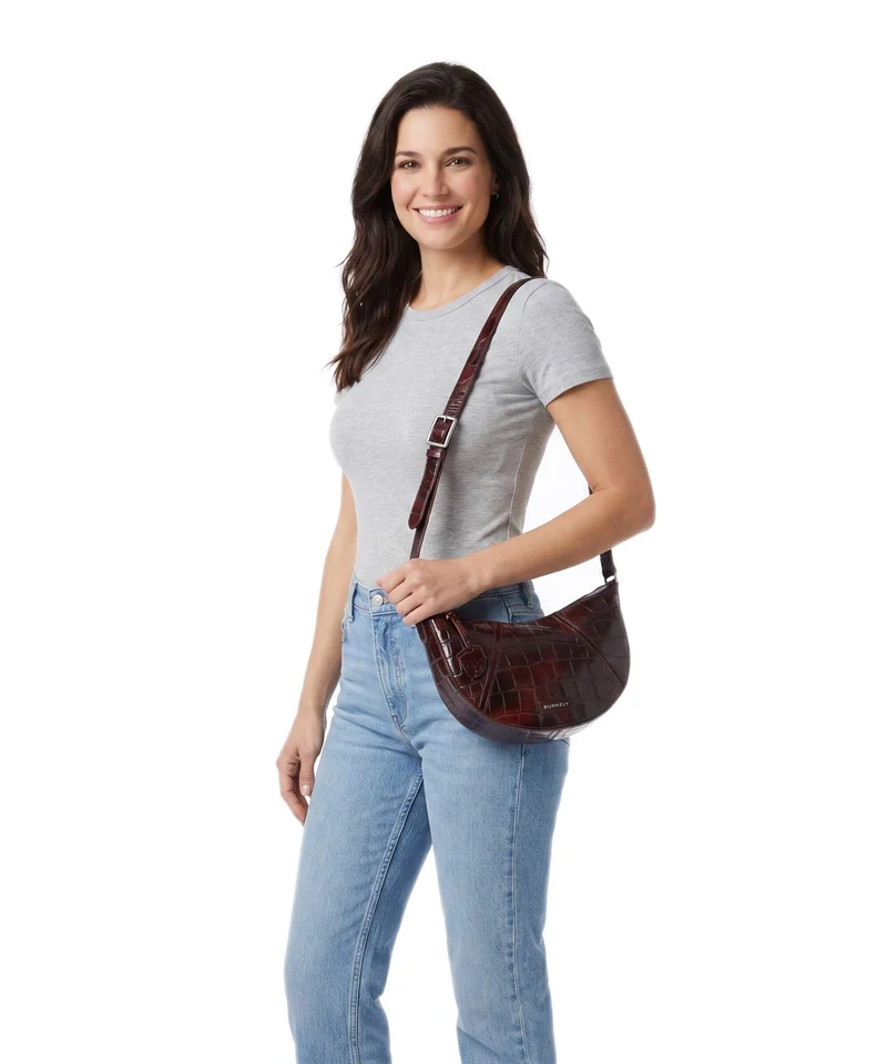Burkely Cool Colbie Sac bandoulière burgundy patent
