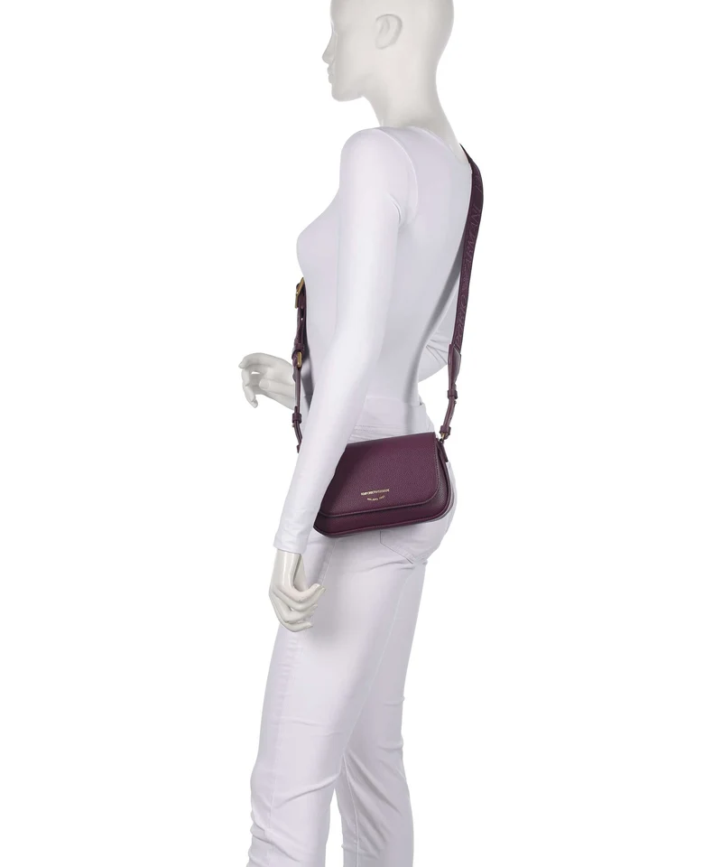 Emporio Armani Lilly Sac bandoulière aubergine/foliage