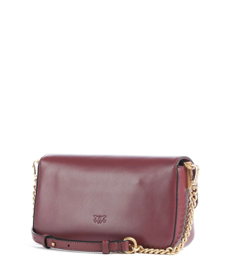 Pinko Love One Mini Slouchy Sac bandoulière ribes intenso/antique gold