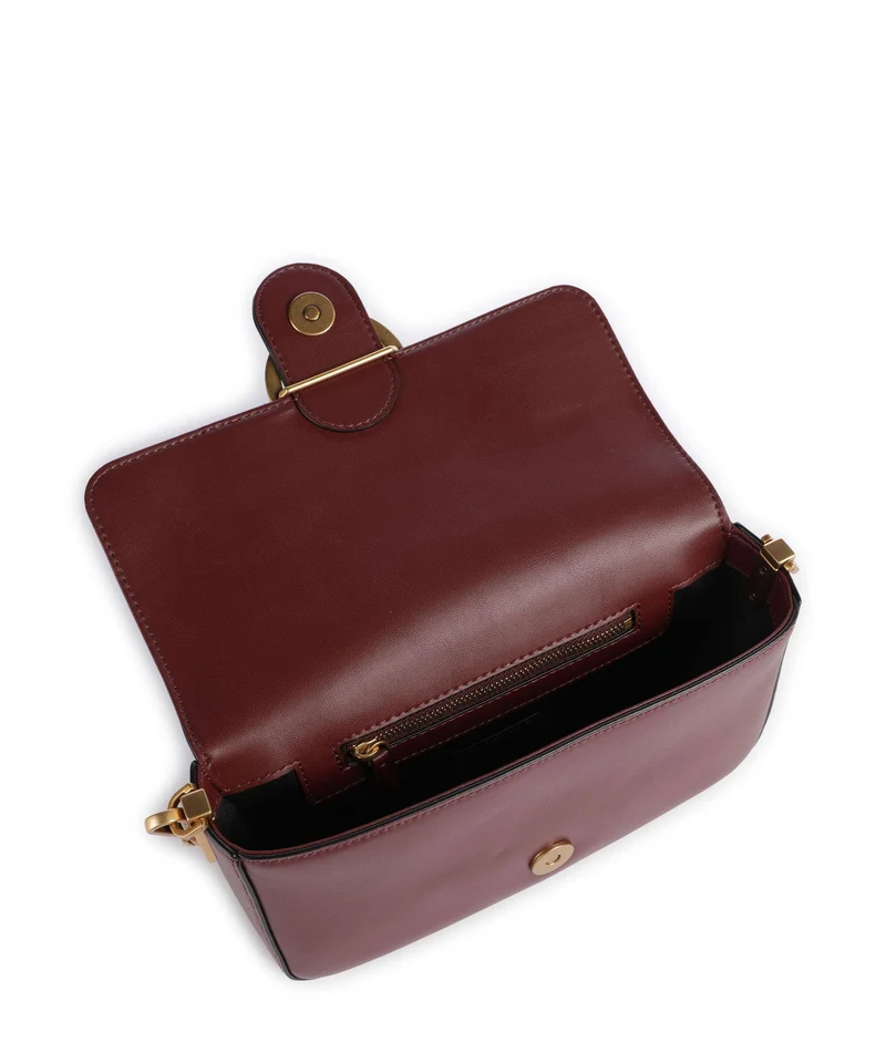 Pinko Love One Mini Slouchy Sac bandoulière ribes intenso/antique gold