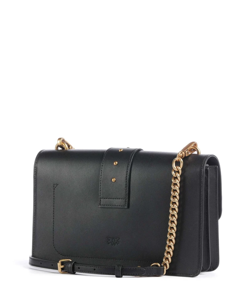 Pinko Love One Classic New Buckle Sac bandoulière nero/antique gold