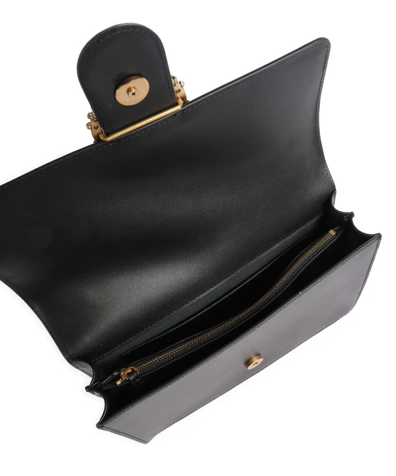Pinko Love One Classic New Buckle Sac bandoulière nero/antique gold