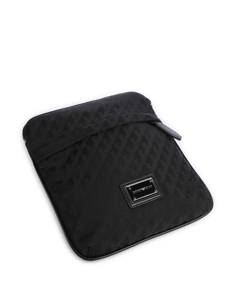 Emporio Armani Eagle All Over Sac bandoulière black beauty