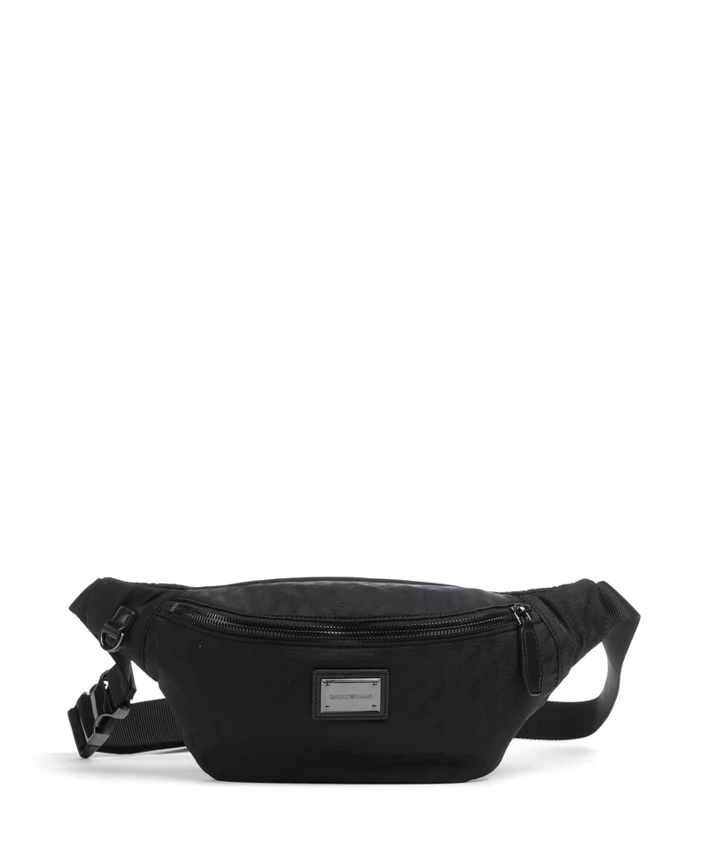 Emporio Armani Eagle All Over Sac banane black beauty