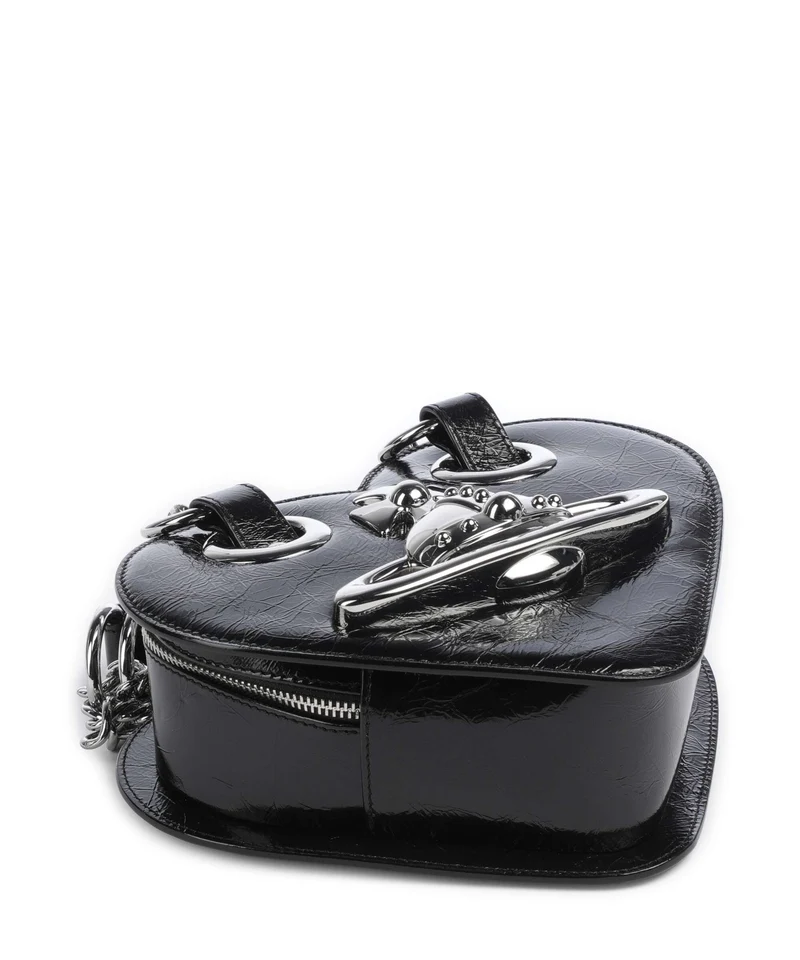 Vivienne Westwood Juliet Heart Naplak Sac à main black
