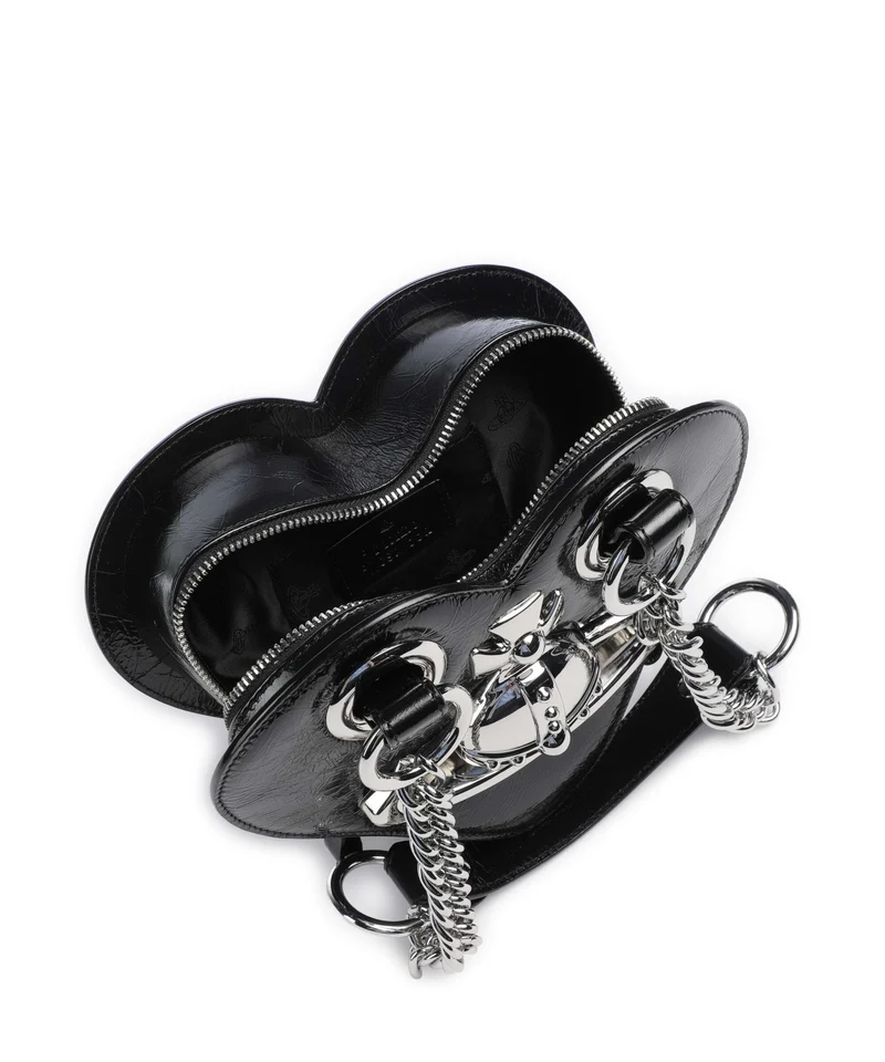 Vivienne Westwood Juliet Heart Naplak Sac à main black