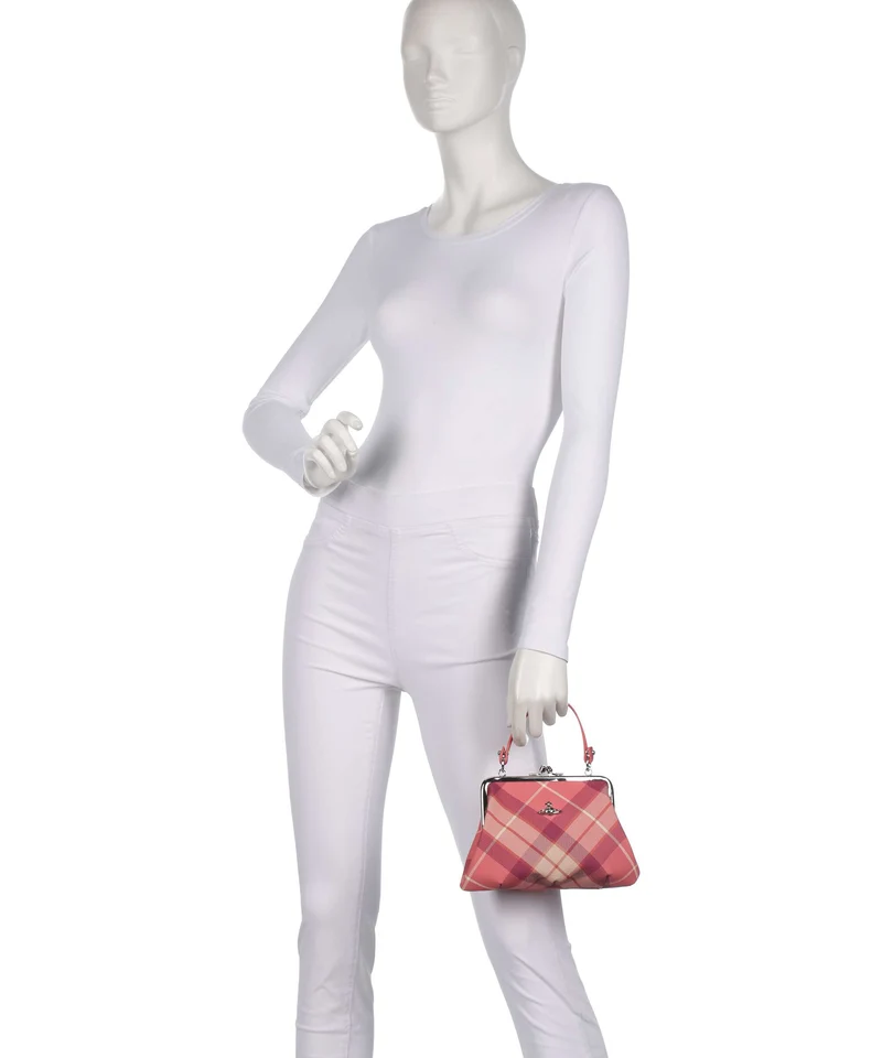 Vivienne Westwood Granny Frame Buccia D'Arancia Sac à main fraser pink
