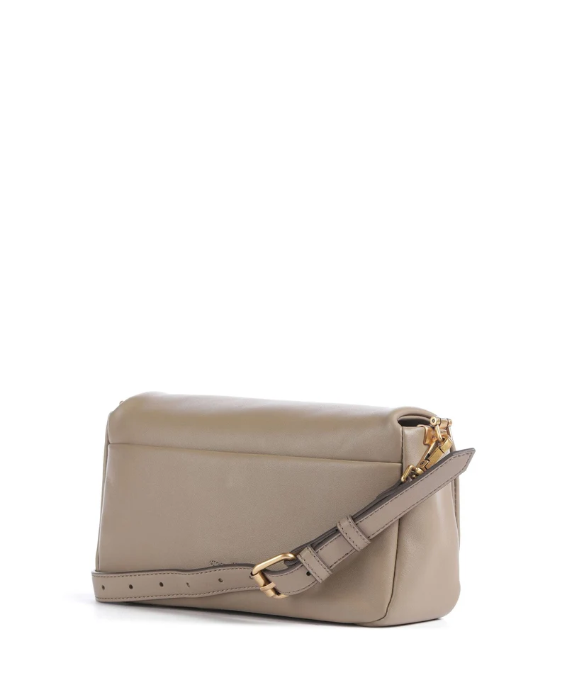 Pinko Click Soft Horizontal Mini Sac bandoulière grigio talpa/antique gold
