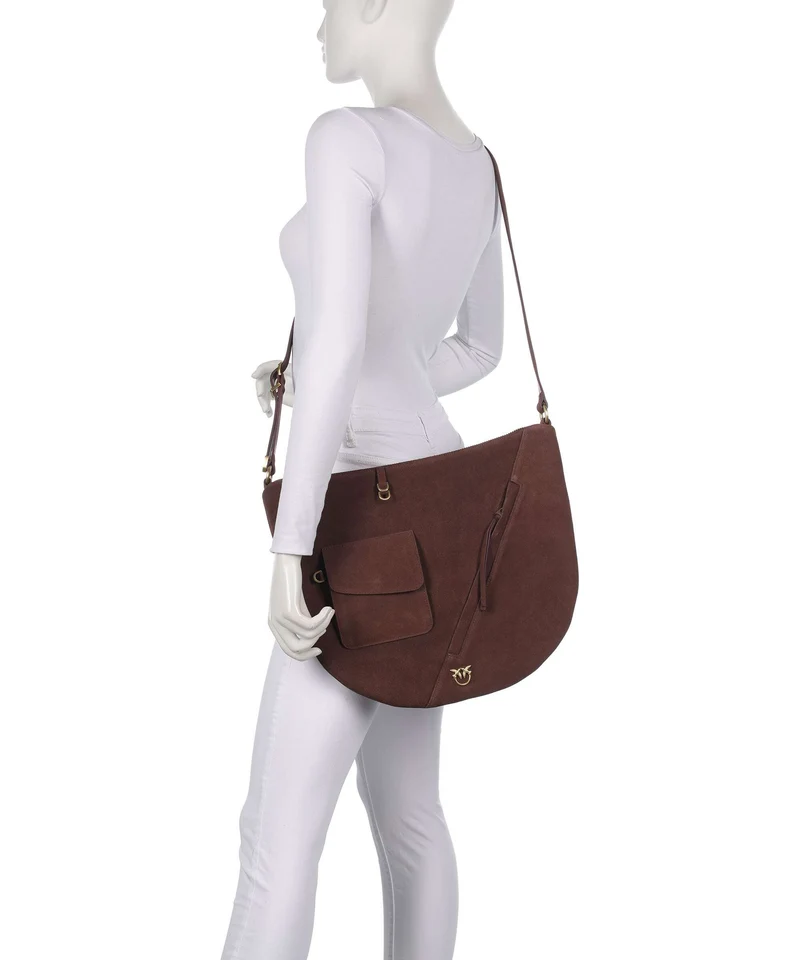 Pinko Luna Big Sac fourre-tout castano intenso/matt gold