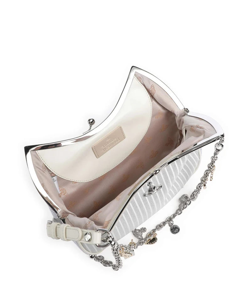 Vivienne Westwood Charm Frame Classic Oxford Shirt Sac porté épaule multi