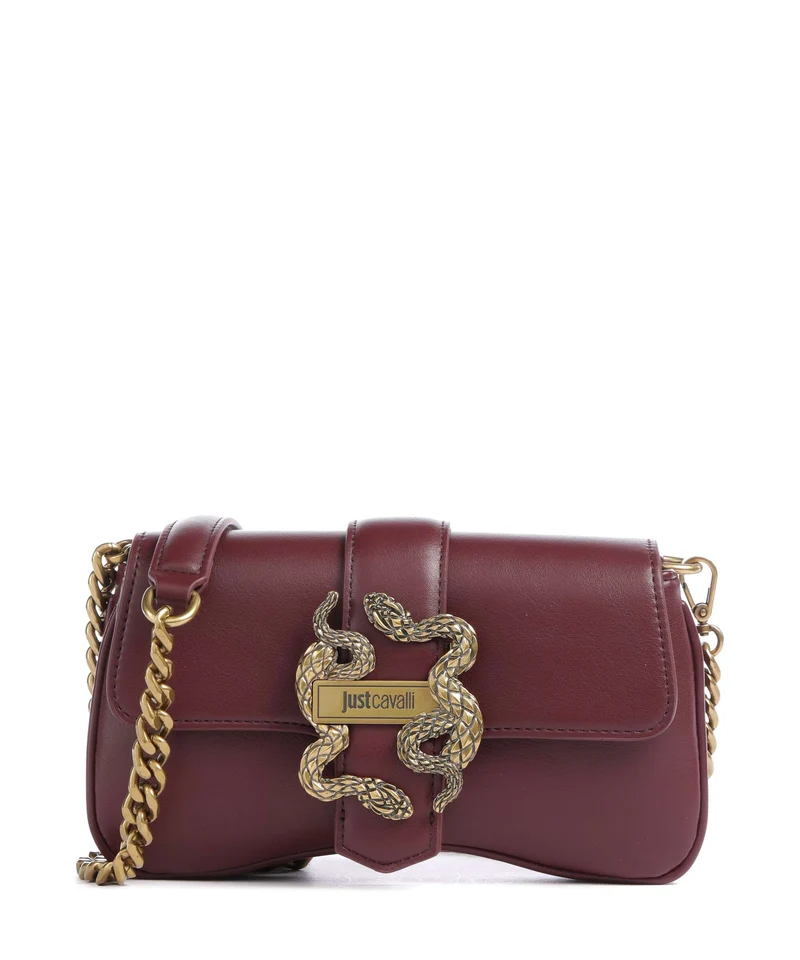 Just Cavalli Iconic Snakes Sac bandoulière cordovan