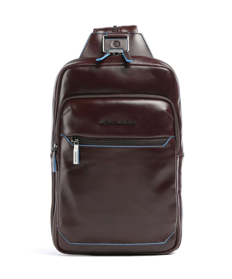 Piquadro Blue Square Sac sling mogano