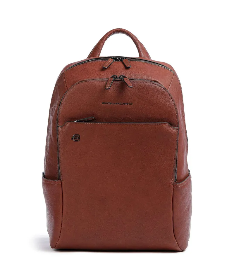 Piquadro Black Square Sac à dos d'ordinateur cuoio