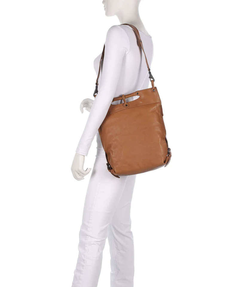 Aunts & Uncles Grandma's Luxury Club Mrs. Pancake Sac porté épaule cognac