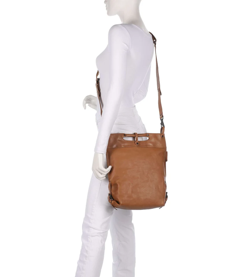 Aunts & Uncles Grandma's Luxury Club Mrs. Pancake Sac porté épaule cognac