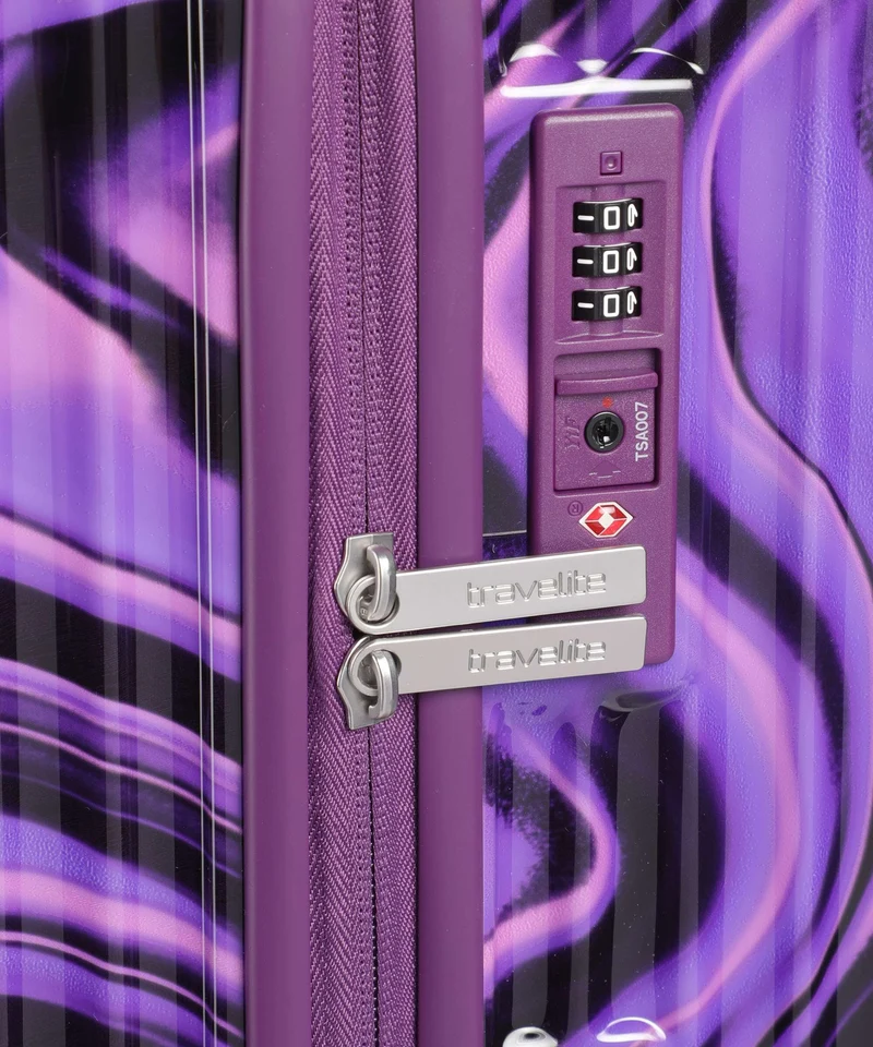 Travelite Lascana Edition Valise 4 roues purple swirl