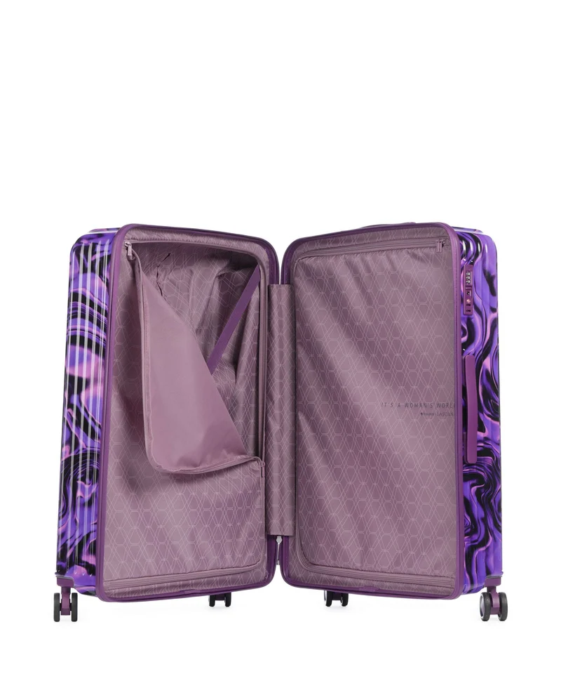Travelite Lascana Edition Valise 4 roues purple swirl