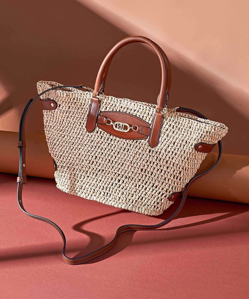 Lauren Ralph Lauren Daphney 20 Straw Sac à main natural/lauren tan