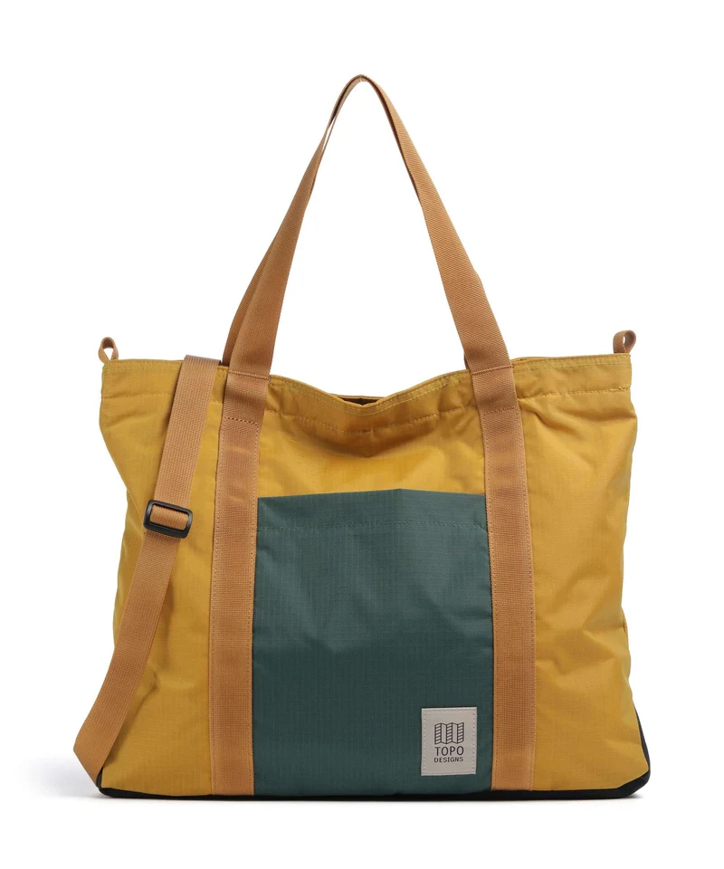 Topo Designs Mountain Essential Cabas mustard/forest