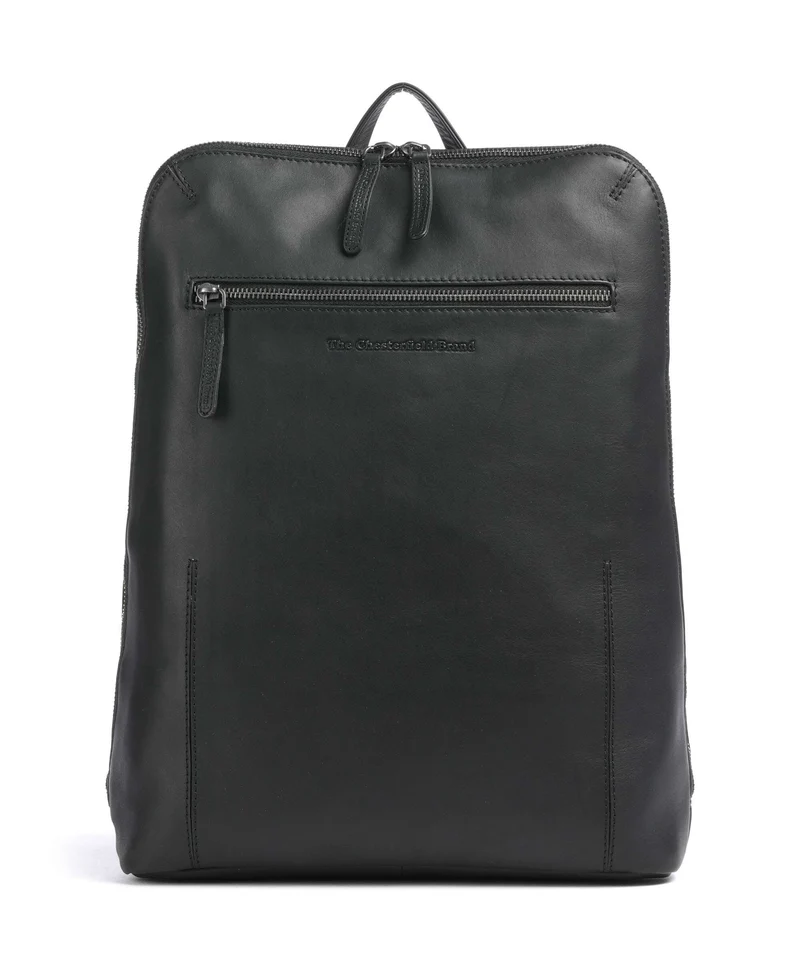 The Chesterfield Brand Wax Pull Up Cow Filmore Sac à dos black