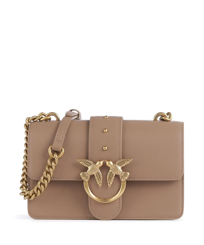 Pinko Love One Mini Sac bandoulière biscotto zenzero