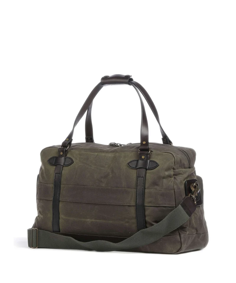 Filson Oil Finish Tin Cloth 24HR Duffle Sac week-end otter green