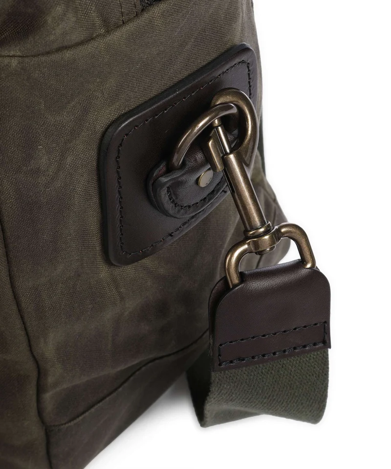 Filson Oil Finish Tin Cloth 24HR Duffle Sac week-end otter green