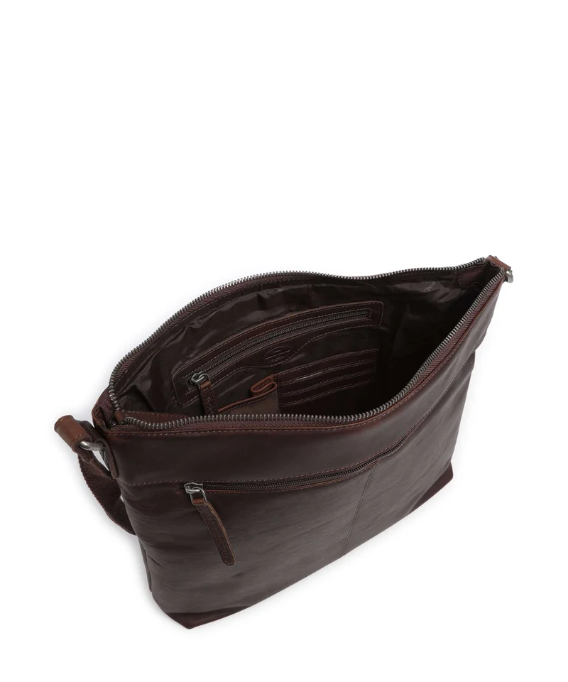 The Chesterfield Brand Wax Pull Up Cow Cartagena Sac bandoulière brown