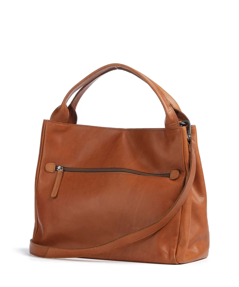 The Chesterfield Brand Wax Pull Up Cow Fioline Sac à main cognac