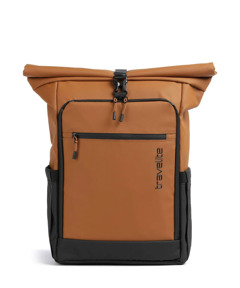 Travelite Briize M Sac à dos roll-top curry