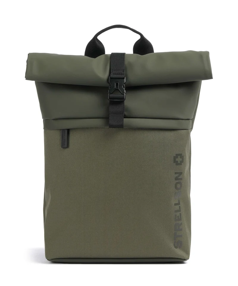 Strellson Alperton Sac à dos roll-top olive night