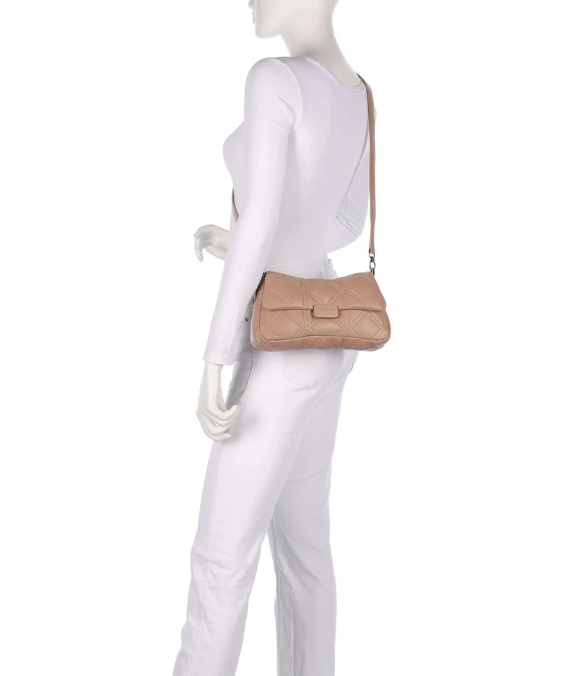Emporio Armani Cassandra Sac porté épaule nocciola