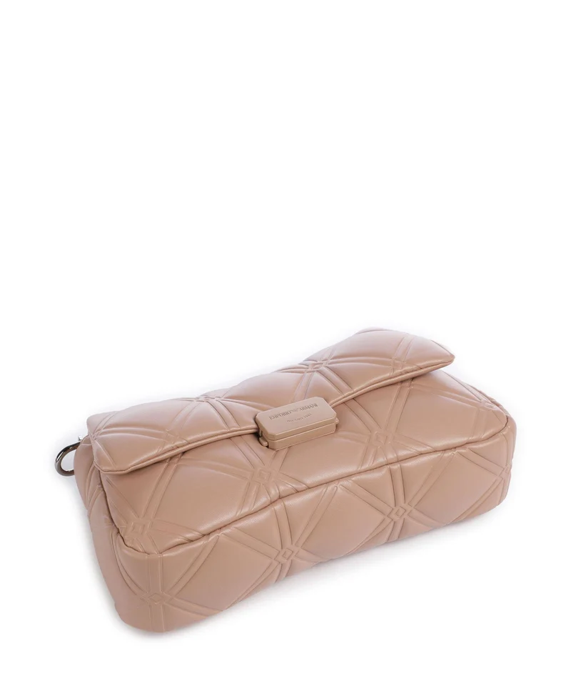 Emporio Armani Cassandra Sac porté épaule nocciola
