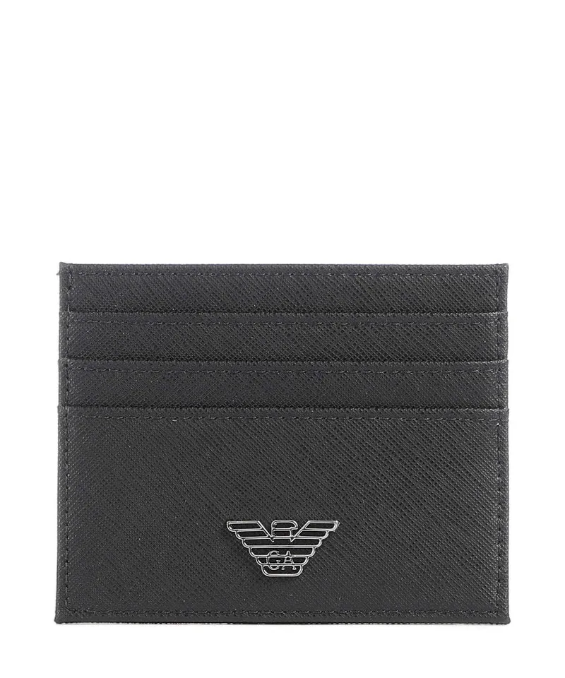 Emporio Armani Business Regenerated Étui à cartes crédit black