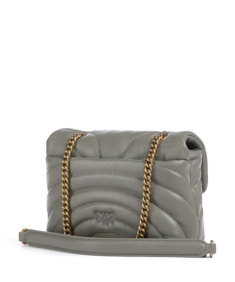 Pinko Love Puff Mini Sac porté épaule verde vertiver/antique gold