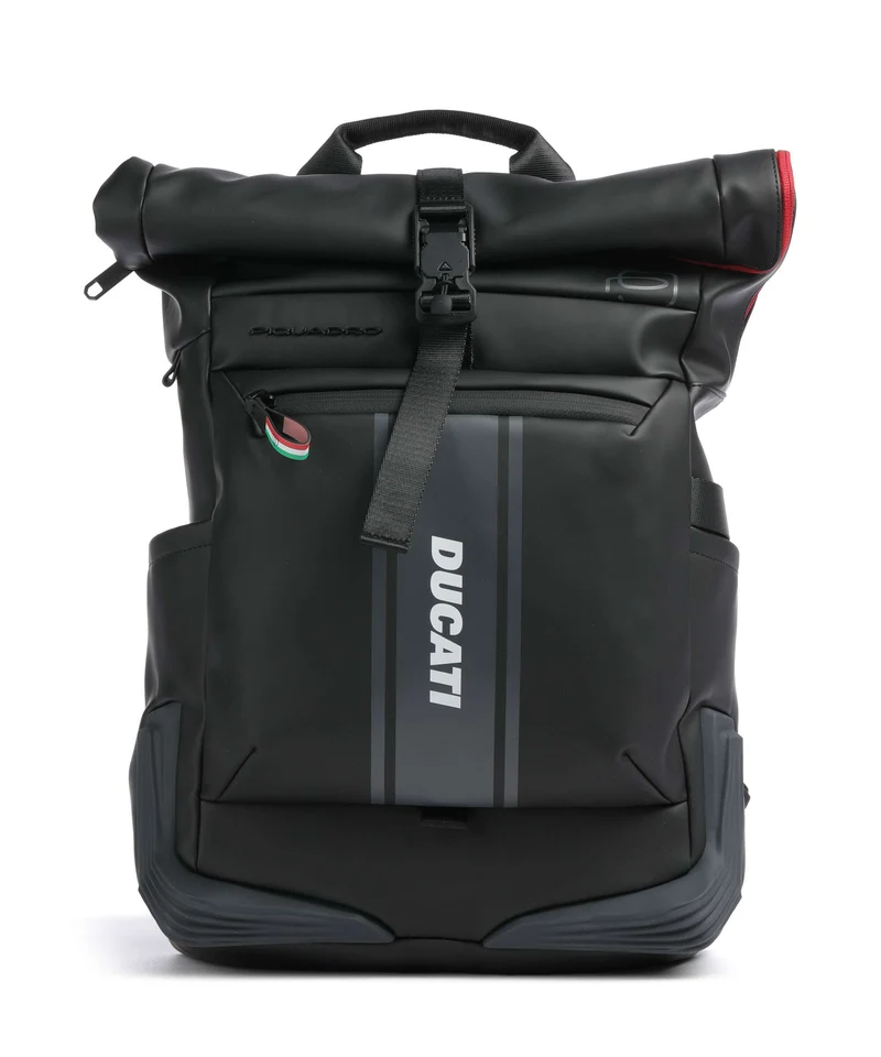 Piquadro Corner Special Ducati Sac à dos roll-top black