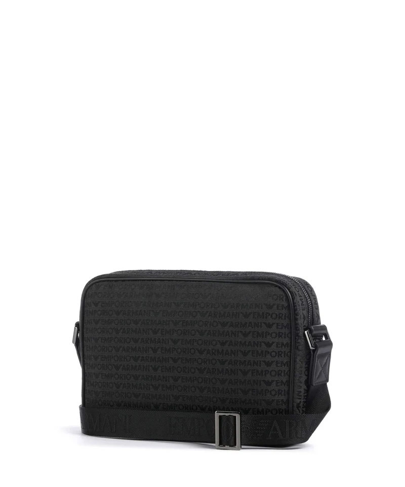Emporio Armani Logo Jacquard Sac bandoulière bristol black
