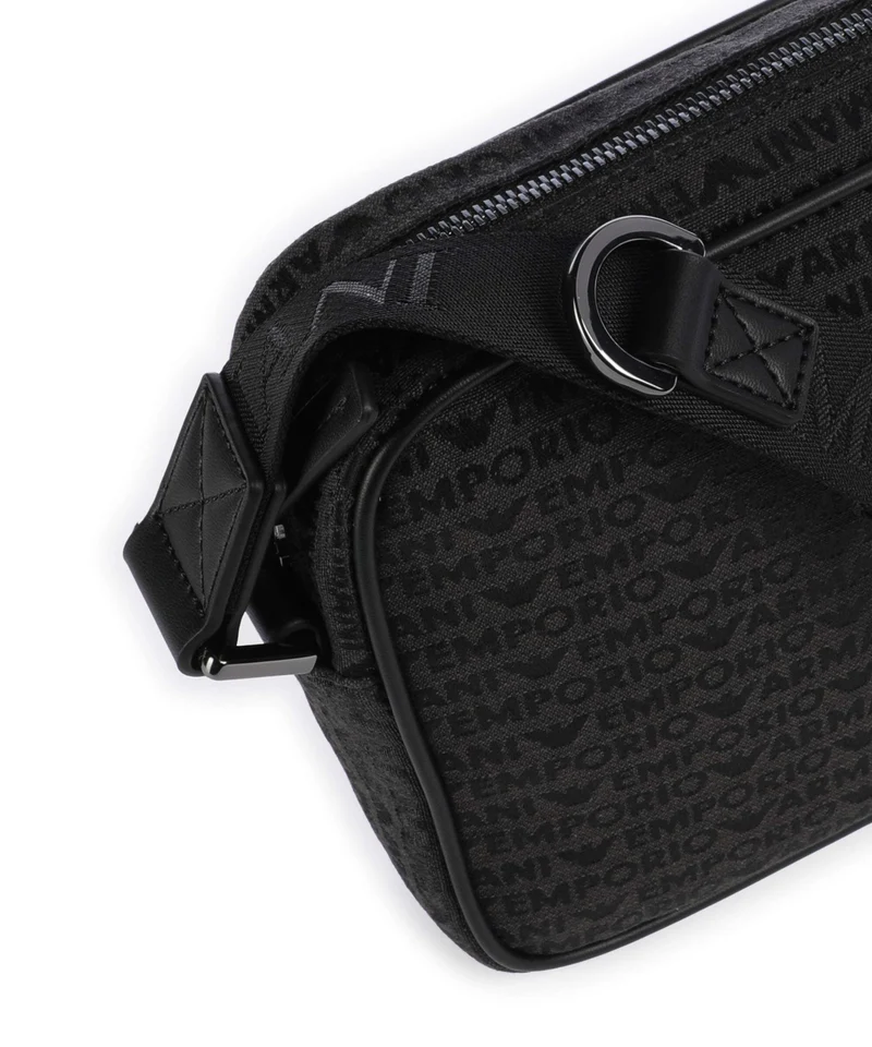 Emporio Armani Logo Jacquard Sac bandoulière bristol black