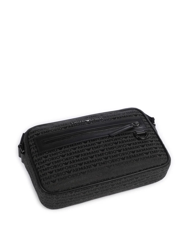 Emporio Armani Logo Jacquard Sac bandoulière bristol black