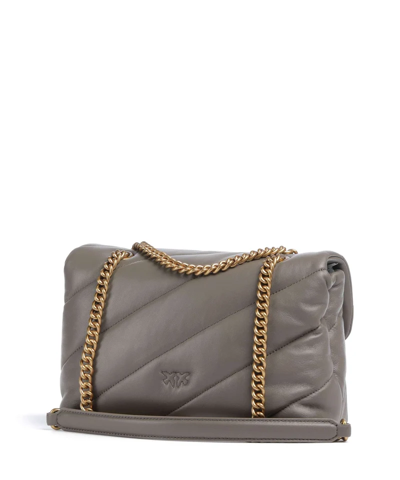 Pinko Love Puff Classic Sac porté épaule grigio asfalto/antique gold