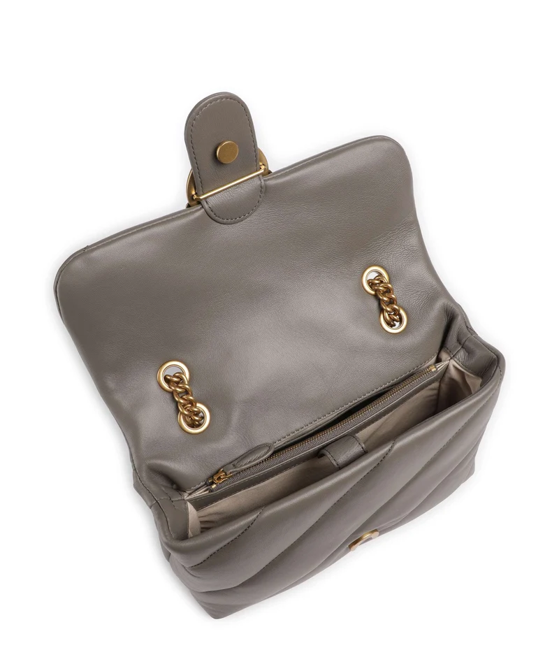 Pinko Love Puff Classic Sac porté épaule grigio asfalto/antique gold