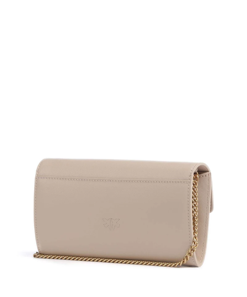 Pinko Love One Portefeuille beige/grigio fumo/antique gold