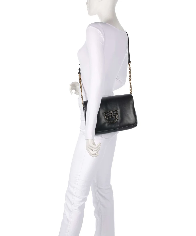 Pinko Love Click Puff Classic Sac bandoulière nero/antique gold
