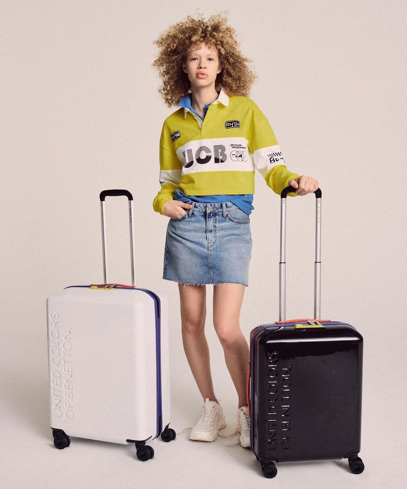 Delsey Paris x United Colors of Benetton United Valise 4 roues white